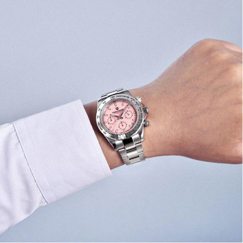 Часы мужские Pagani Design PD-1727 Silver-Pink-4